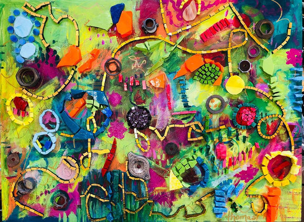 The Garden I've Dreamed of, Mosaic Abstract 2019