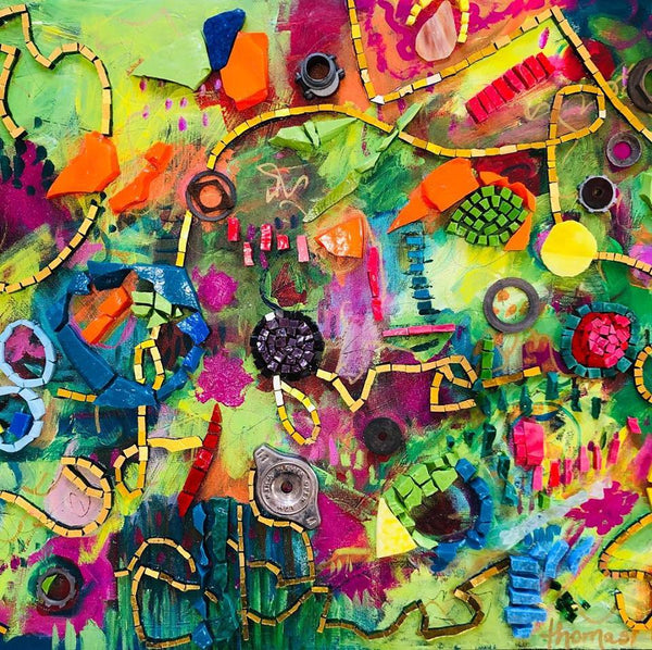 The Garden I've Dreamed of, Mosaic Abstract 2019